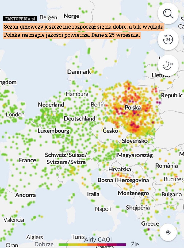 Za to na mapie rezerw gazu pewnie pusto u nas jak u Czechów
