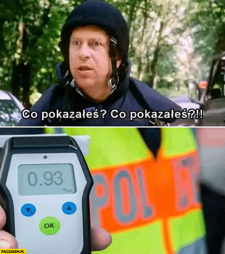 Co pokazałeś?