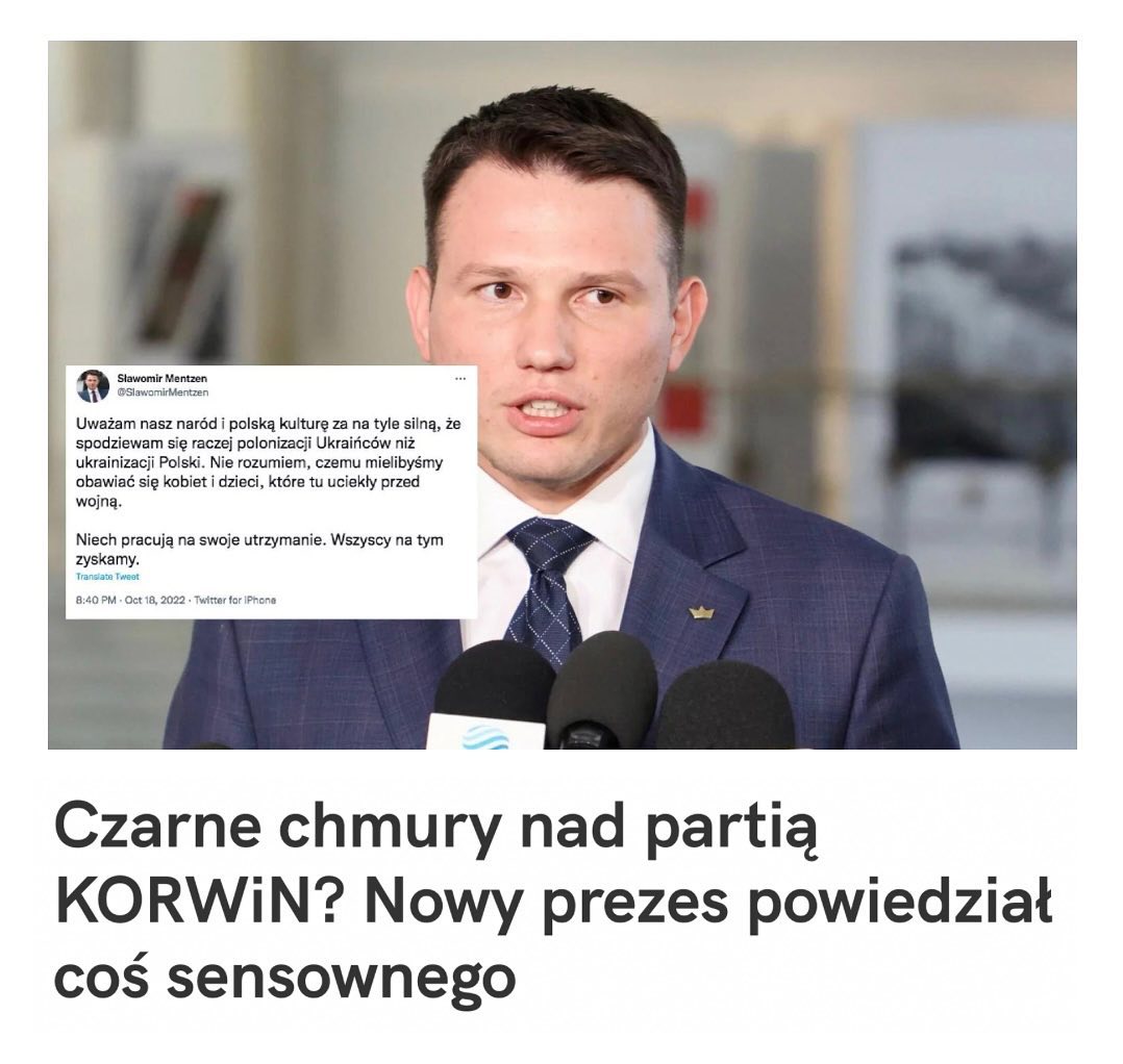 Czarne chmury nad partią KORWiN