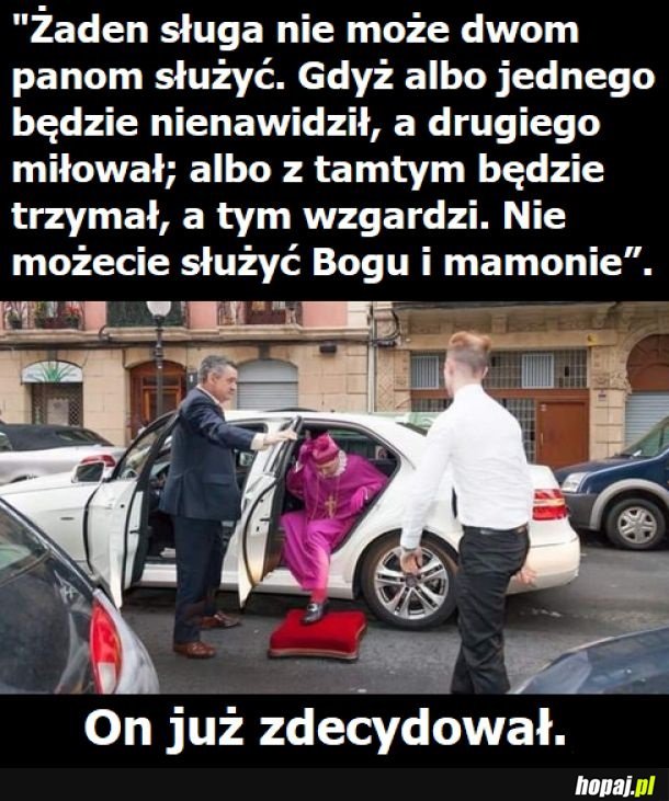 Hipokryzja level polski biskup
