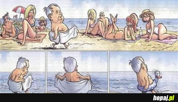 Jarek na plaży
