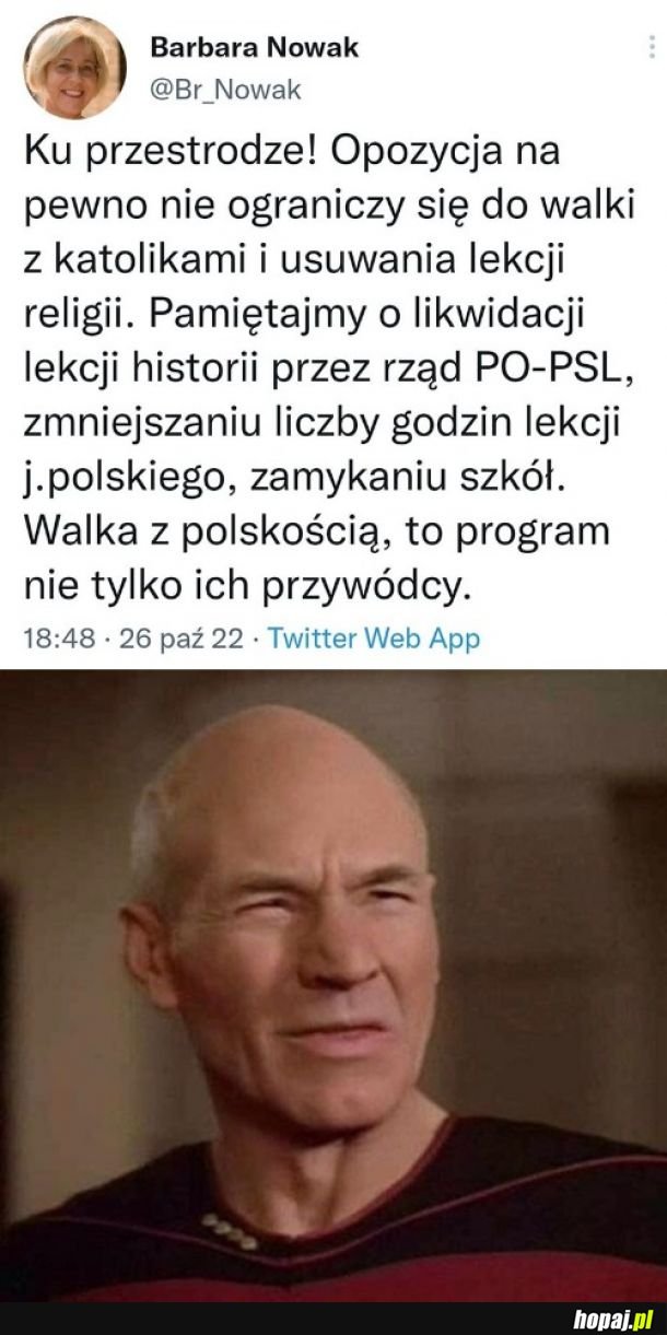 Ku przestrodze!