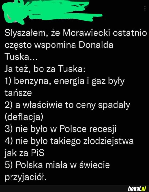 Morawiecki wspomina Tuska