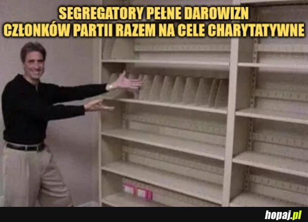 Darowizny to oni przyjmować a nie dawać