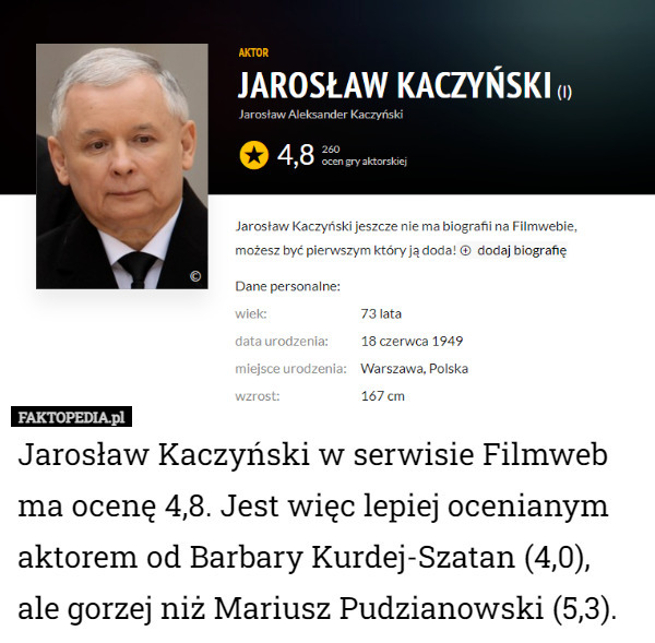 Jarosław Kaczyński moviestar