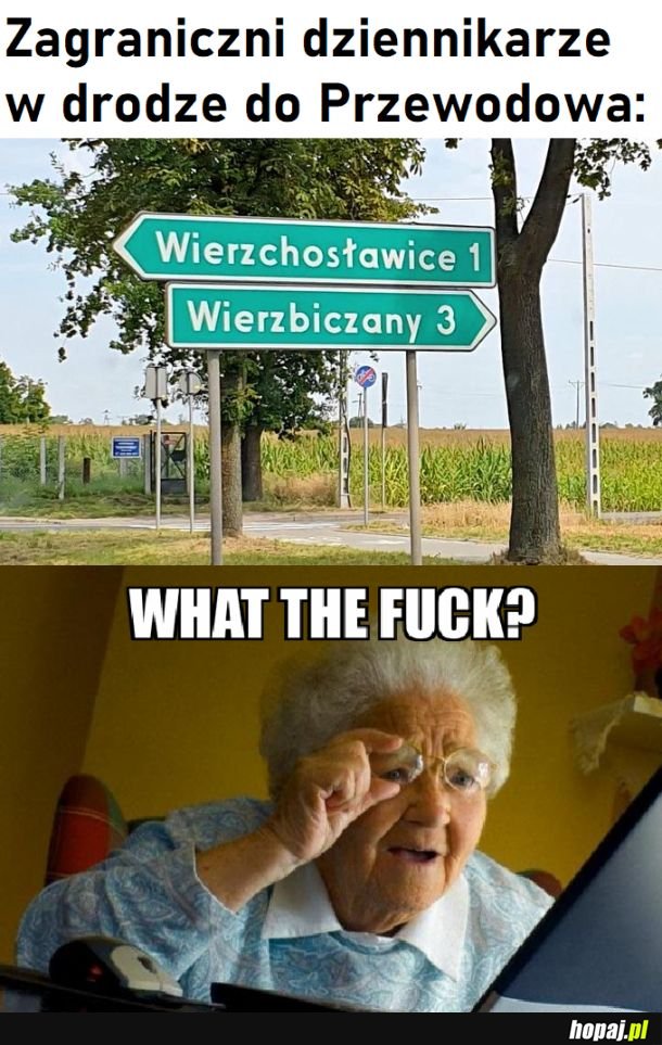 Zachodni dziennikarze w drodze do Przewodowa