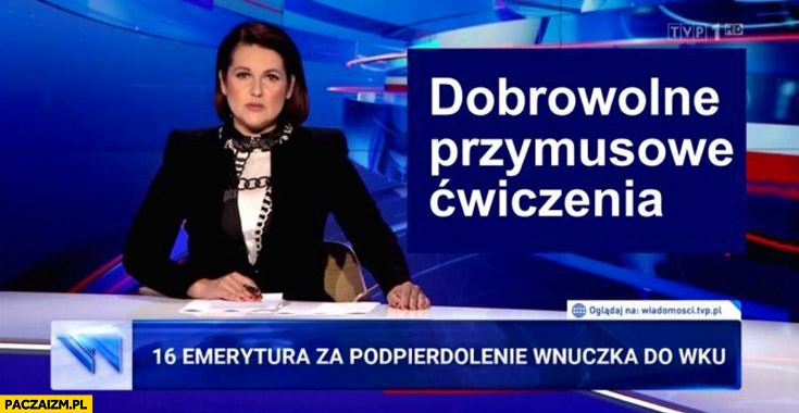Dobrowolne przymusowe ćwiczenia