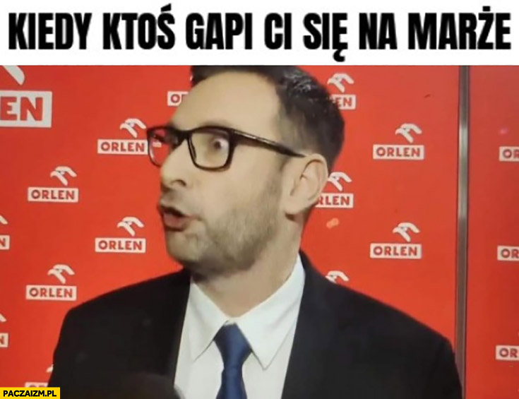 Kiedy ktoś gapi ci się na marżę