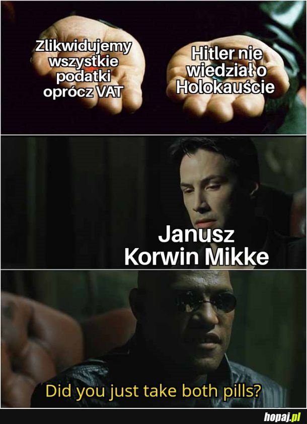 Korwin nie wiedział o VACie