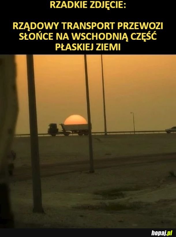 Poprzedni transport ponoć ukradł księżyc