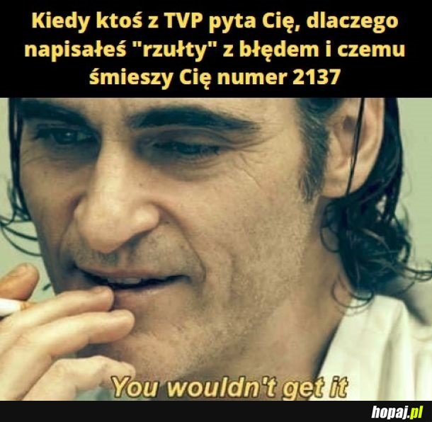 Tefałpisowcy nie zrozumiejo