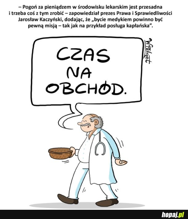 Wódz narodu o posłudze doktorskiej