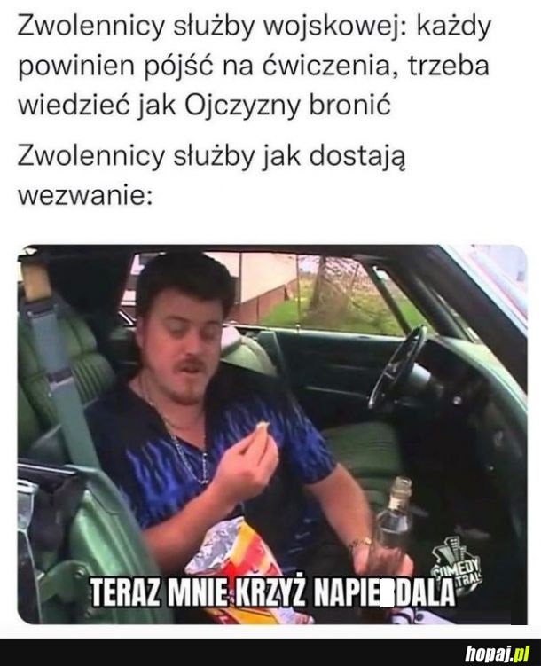 Zwolennicy służby wojskowej