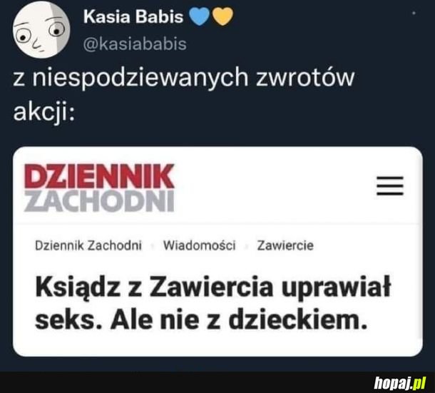 Zwrot akcji na miarę tego kraju