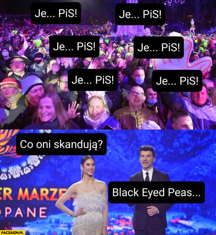 Co oni skandują?