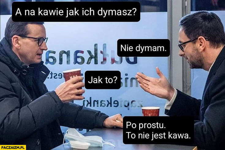 Dymanie na kawę