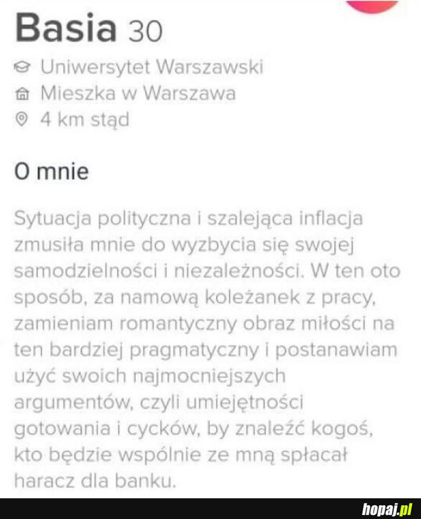 Inflacja niszczy romantyzm