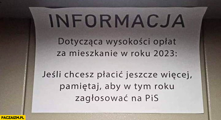 Jeśli chcesz płacić za wszystko więcej