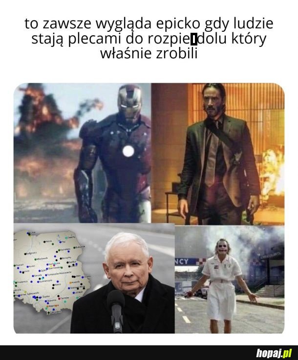 Plecami do rozpierdolu