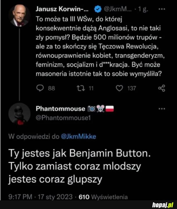 Polski Benjamin Button