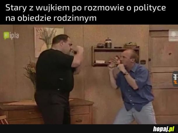 Rozmowy o polityce takie są