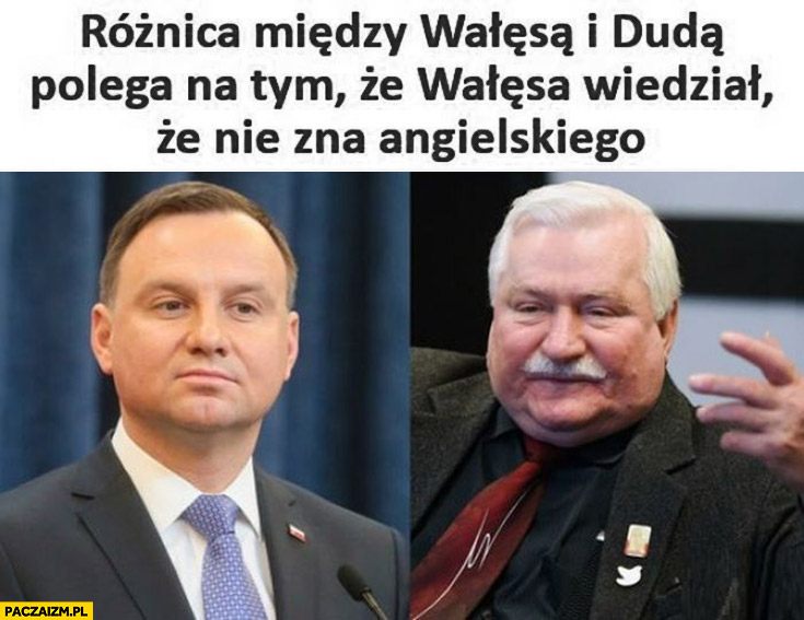 Różnica między Wałęsą a Dudą