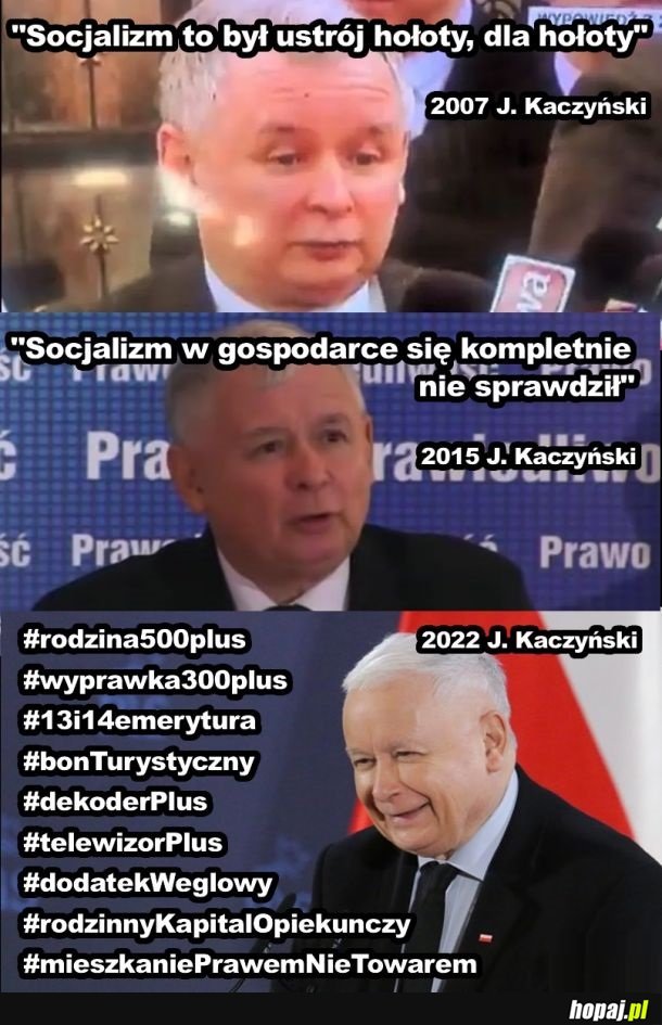 Socjalizm to ustrój dla hołoty