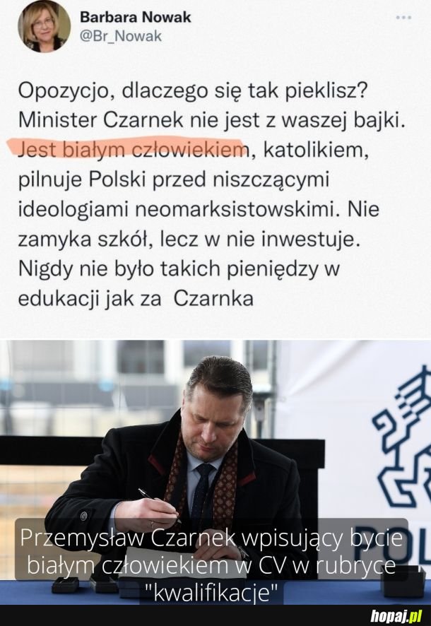Biały człowiek