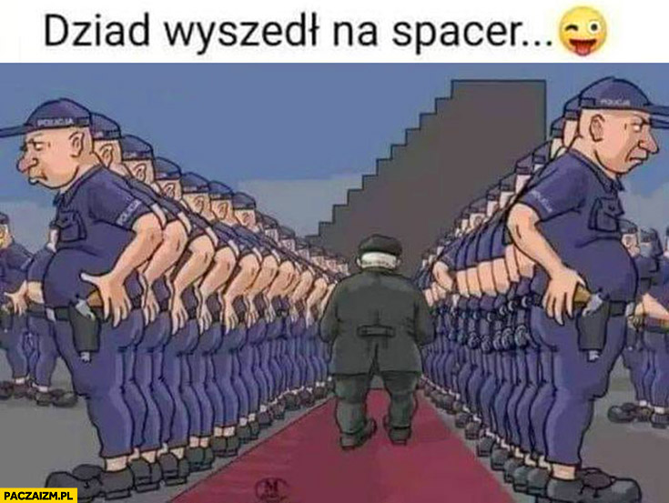 Dziad wyszedł na spacer