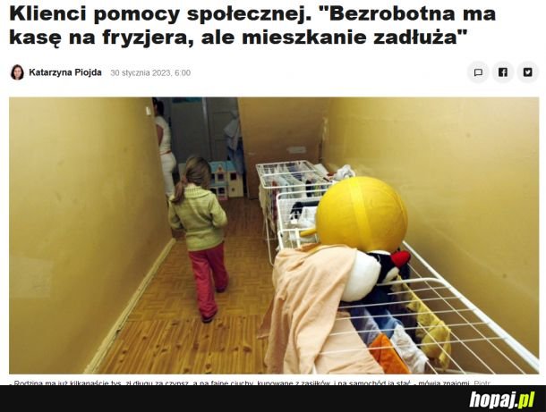 Klienci pomocy społecznej