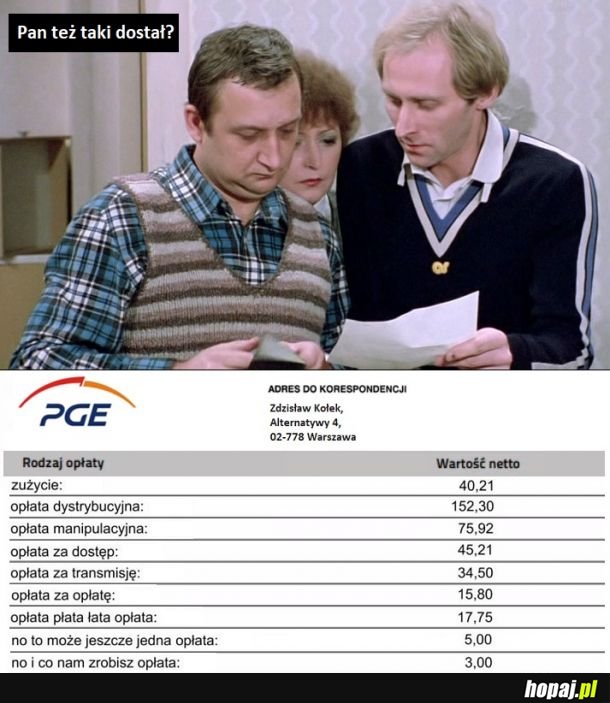 Pan też taki dostał?