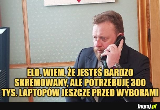 Potrzebuję 300 tys. laptopów