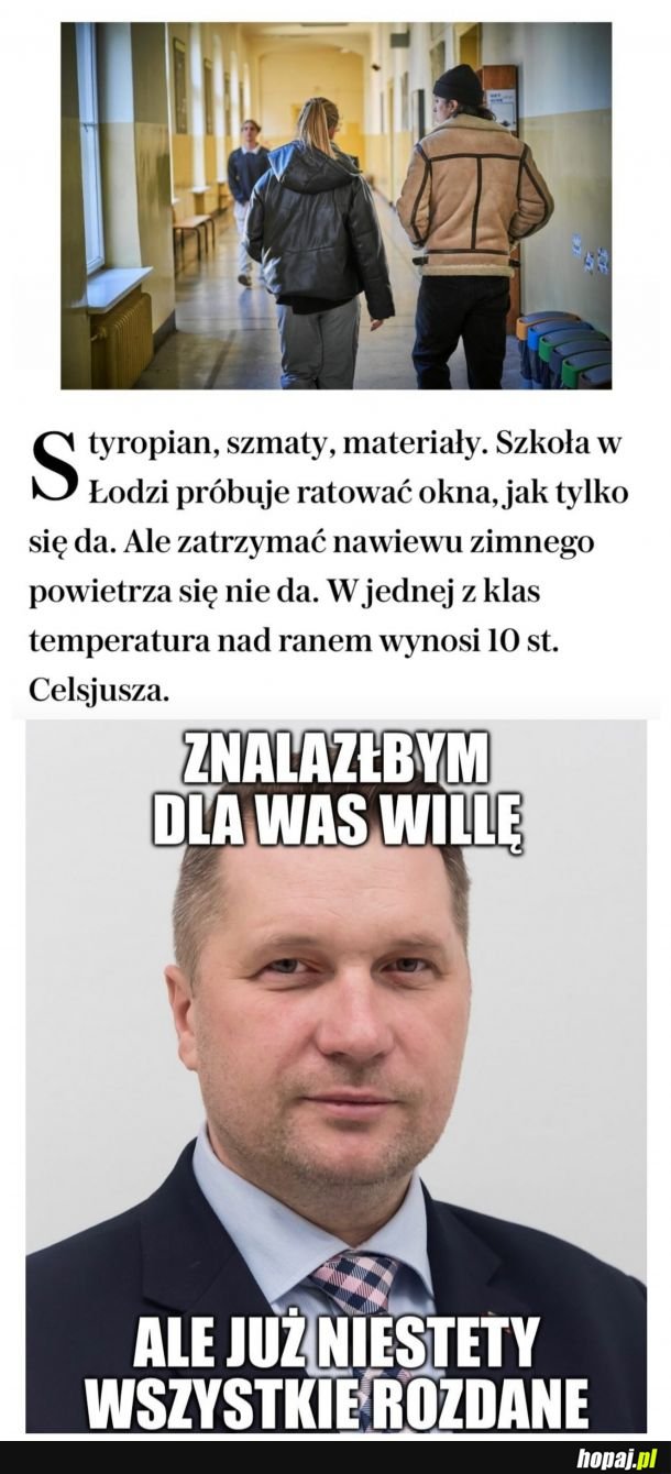 Potrzeby w szkolnictwie są takie zróżnicowane