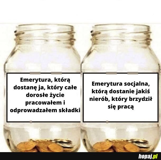 Skoro nie widać różnicy to po co pracować?