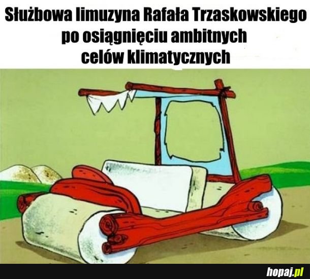 Służbowa limuzyna Rafała Trzaskowskiego