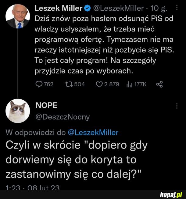 W folwarku zwierzęcym też chodziło o pozbycie się gospodarzy i dopiero potem myślenie co dalej