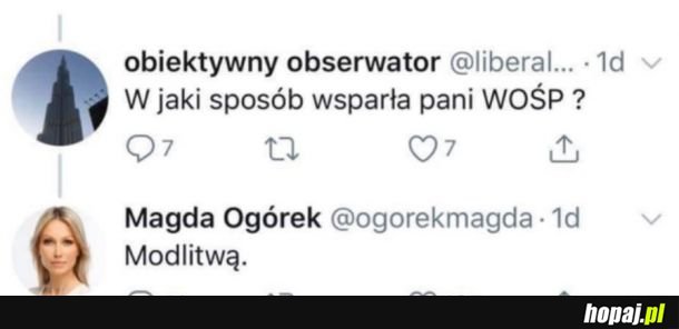 Wybrnęła z tego dyplomatycznie