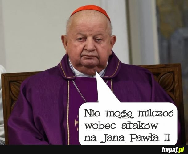 Ale wobec ataków na dzieci jakoś umiał milczeć