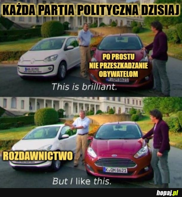 Każda partia polityczna teraz