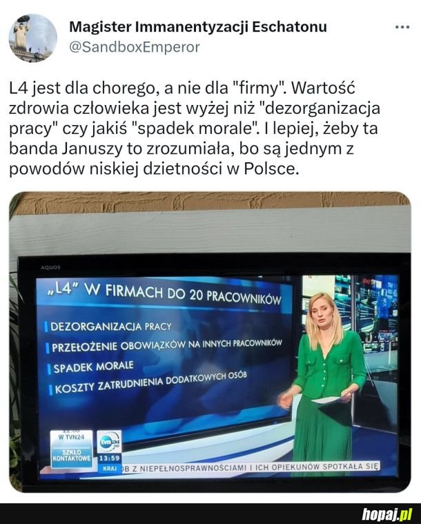 L4 jest dla chorego
