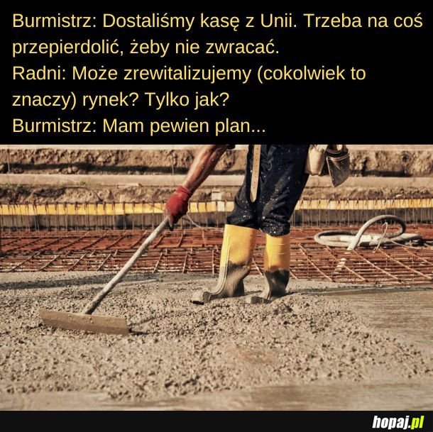 Plan burmistrza