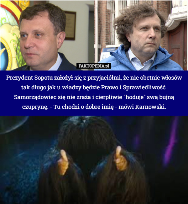 Tu chodzi o dobre imię
