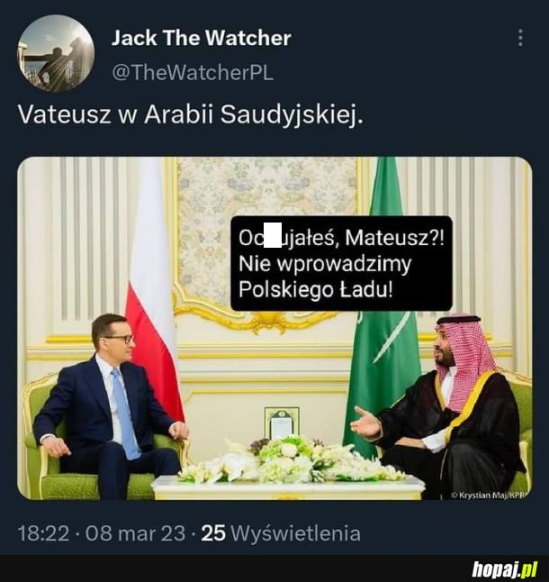 Vateusz w Arabii Saudyjskiej