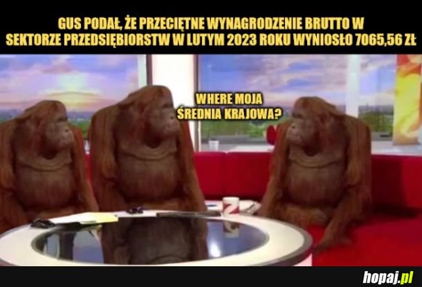 Where is średnia krajowa?