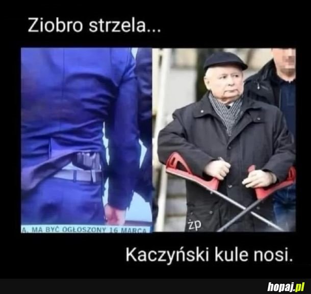 Ziobro strzela a Kaczyński kule nosi