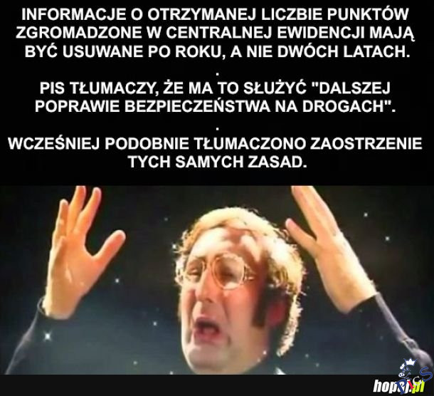 Cokolwiek zrobi PiS, służy to poprawie bezpieczeństwa na drogach