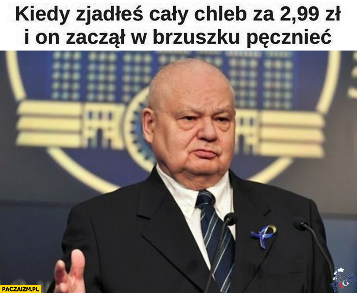Kiedy zjadłeś cały chleb za 2,99 i on zaczął w brzuszku pęcznieć