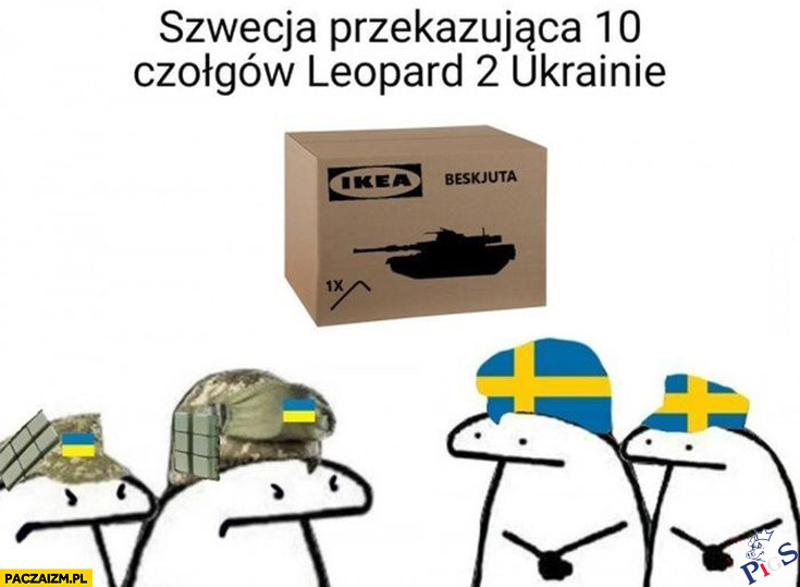 Szwecja przekazująca 10 czołgów Leopard Ukrainie