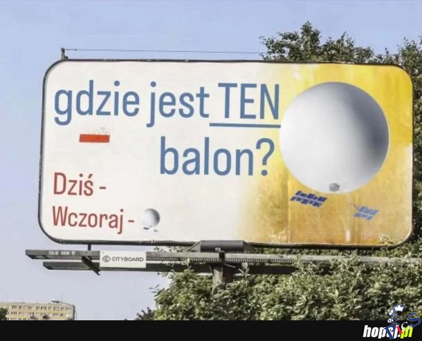 Gdzie jest ten balon?
