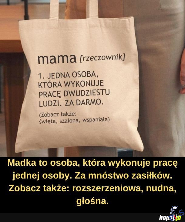 Madka a Mama to dwie rozne osoby